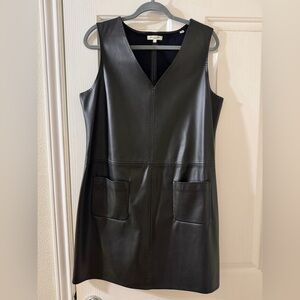 Max Studio Black V-Neck Mini Dress